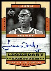 James Worthy Legendary Signatures Basketball Cards 2003 Upper Deck Legends Legendary Signatures Prices