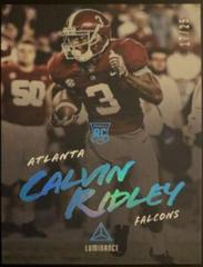 Calvin Ridley [Platinum Blue] #112 Football Cards 2018 Panini Luminance Prices