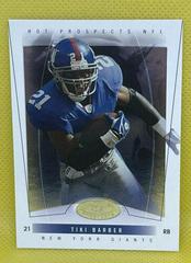 Tiki Barber #62 Football Cards 2004 Fleer Hot Prospects Prices