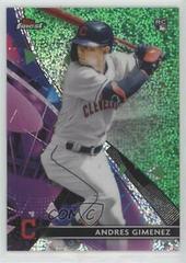 Andres Gimenez [Green Speckle Refractor] Baseball Cards 2021 Topps Finest Prices