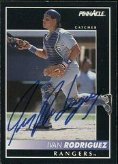 Ivan Rodriguez Baseball Cards 1992 Pinnacle Prices