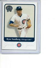 Ryne Sandberg #79 Baseball Cards 2001 Fleer Greats Prices