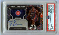 Joe Dumars #FB-JDP Basketball Cards 2022 Panini Prizm Fast Break Autographs Prices