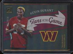 Kevin Durant [Holo] Football Cards 2022 Panini Donruss Fans of the Game Prices