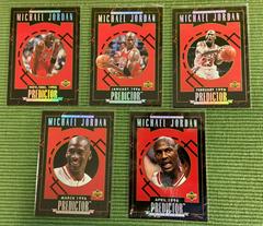 michael jordan #R1 Basketball Cards 1995 Upper Deck Predictor Player of the Month Prices