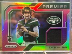 Zach Wilson [Pink] #PK-2 Football Cards 2021 Panini Prizm Premier Jerseys Prices