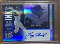 Tony Oliva [Spectrum Blue] #II-TO Baseball Cards 2022 Panini Absolute Iconic Ink Autographs Prices