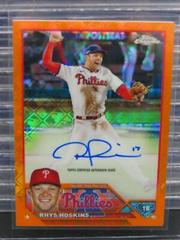 Rhys Hoskins [Orange] #RCA-RH Baseball Cards 2023 Topps Chrome Logofractor Autograph Prices