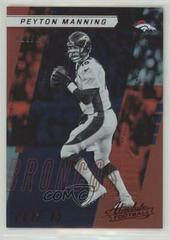Peyton Manning [Spectrum Red] #127 Football Cards 2017 Panini Absolute Prices