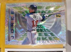 Chipper Jones [Sweet Strokes] Baseball Cards 1996 Topps Prices