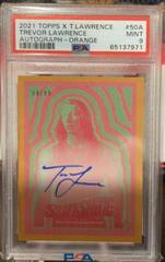 Trevor Lawrence [Autograph Orange] #45A Football Cards 2021 Topps X Trevor Lawrence Prices
