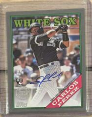 Carlos Perez [Platinum] #88BA-CP Baseball Cards 2023 Topps Update 1988 Autographs Prices