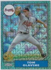 Tom Glavine [Green] #T87C-10 Baseball Cards 2022 Topps Update 1987 Chrome Prices