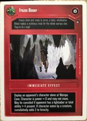 Frozen Dinner [Revised] Star Wars CCG Hoth Prices