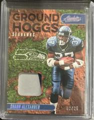 Shaun Alexander [Gold] #GH-24 Football Cards 2023 Panini Absolute Ground Hoggs Materials Prices