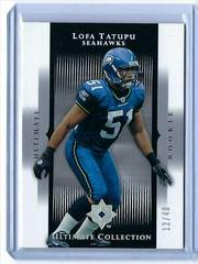 Lofa Tatupu [Gold Holofoil] Football Cards 2005 Upper Deck Ultimate Collection Prices