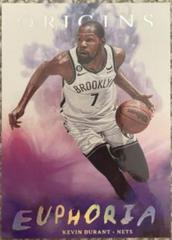 Kevin Durant #15 Basketball Cards 2022 Panini Origins Euphoria Prices
