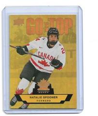 Natalie Spooner #GT-38 Hockey Cards 2023 Upper Deck Team Canada Juniors Go To The Top Prices