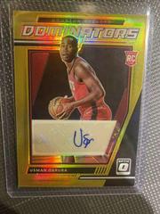Usman Garuba [Gold] Basketball Cards 2021 Panini Donruss Optic Rookie Dominators Signatures Prices