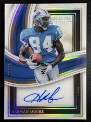 Herman Moore #9 Football Cards 2023 Panini Immaculate Shadowbox Signature Prices