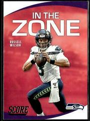 Russell Wilson [Red] #IZ-RW Football Cards 2020 Panini Score in the Zone Prices
