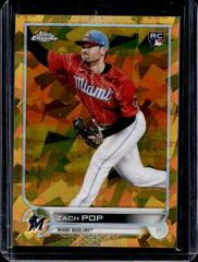 Zach Pop [Gold] Baseball Cards 2022 Topps Chrome Sapphire Prices