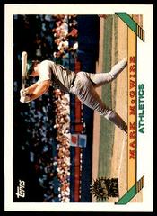 Mark McGwire [Fla. Marlins Inaugural] Baseball Cards 1993 Topps Prices
