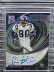Cris Carter [Marble] #ICN-CCA Football Cards 2022 Panini Spectra Icons Autographs Prices