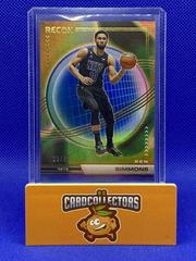 Ben Simmons [Blue] Basketball Cards 2022 Panini Recon Prices