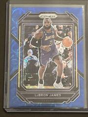 LeBron James [Choice Blue] Basketball Cards 2022 Panini Prizm Prices