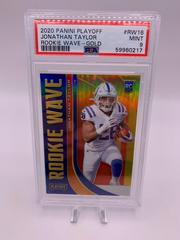 Jonathan Taylor [Gold] #RW16 Football Cards 2020 Panini Playoff Rookie Wave Prices