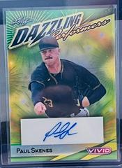 Paul Skenes [Green Prismatic] #BA-PS1 Baseball Cards 2023 Leaf Vivid Autograph Prices