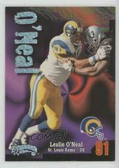 Leslie O'Neal [Rave] #104 Football Cards 1998 Skybox Thunder Prices
