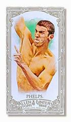 Michael Phelps [Mini Black Border] Baseball Cards 2012 Topps Allen & Ginter Prices