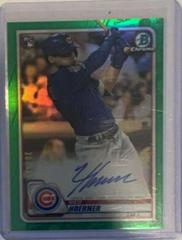 Nico Hoerner [Green Refractor] #CRANH Baseball Cards 2020 Bowman Chrome Rookie Autographs Prices