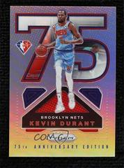 Kevin Durant [Silver] Basketball Cards 2021 Panini Prizm NBA 75th Anniversary Logo Prices