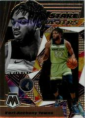 Karl Anthony Towns #4 Basketball Cards 2019 Panini Mosaic Stare Masters Prices