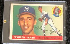 Warren Spahn #31 Baseball Cards 1955 Topps Prices