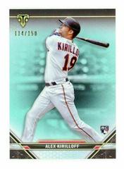 Alex Kirilloff [Aquamarine] #49 Baseball Cards 2021 Topps Triple Threads Prices