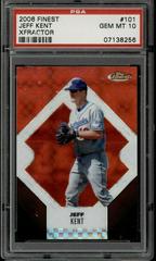 Jeff Kent [Xfractor] #101 Baseball Cards 2006 Finest Prices