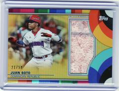 Juan Soto [Gold Rainbow] #11 Baseball Cards 2023 Topps World Classic Prices