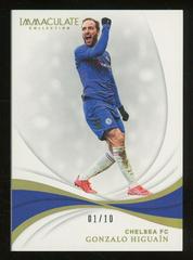 Gonzalo Higuain [Gold] #34 Soccer Cards 2018 Panini Immaculate Prices