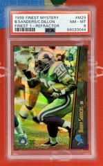 Barry Sanders, Corey Dillon [Refractor] #M29 Football Cards 1998 Topps Finest Mystery 1 Prices