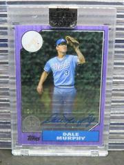 Dale Murphy [Purple] #87TBA-DMU Baseball Cards 2022 Topps Clearly Authentic 1987 Autographs Prices