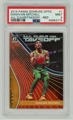Donovan Mitchell [Red] Basketball Cards 2019 Panini Donruss Optic All Clear for Takeoff Prices