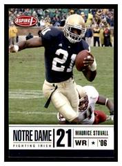 Maurice Stovall Football Cards 2006 Sage Aspire Prices