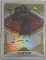Leon Edwards [Gold] Ufc Cards 2022 Panini Chronicles UFC Phoenix Autographs Prices