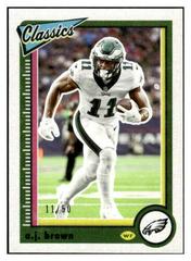 A. J. Brown [Green Back] #97 Football Cards 2022 Panini Classics Prices