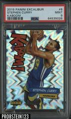 Stephen Curry Basketball Cards 2015 Panini Excalibur Kaboom Prices