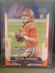 Trevor Lawrence [Signature] #301 Football Cards 2021 Panini Score Prices